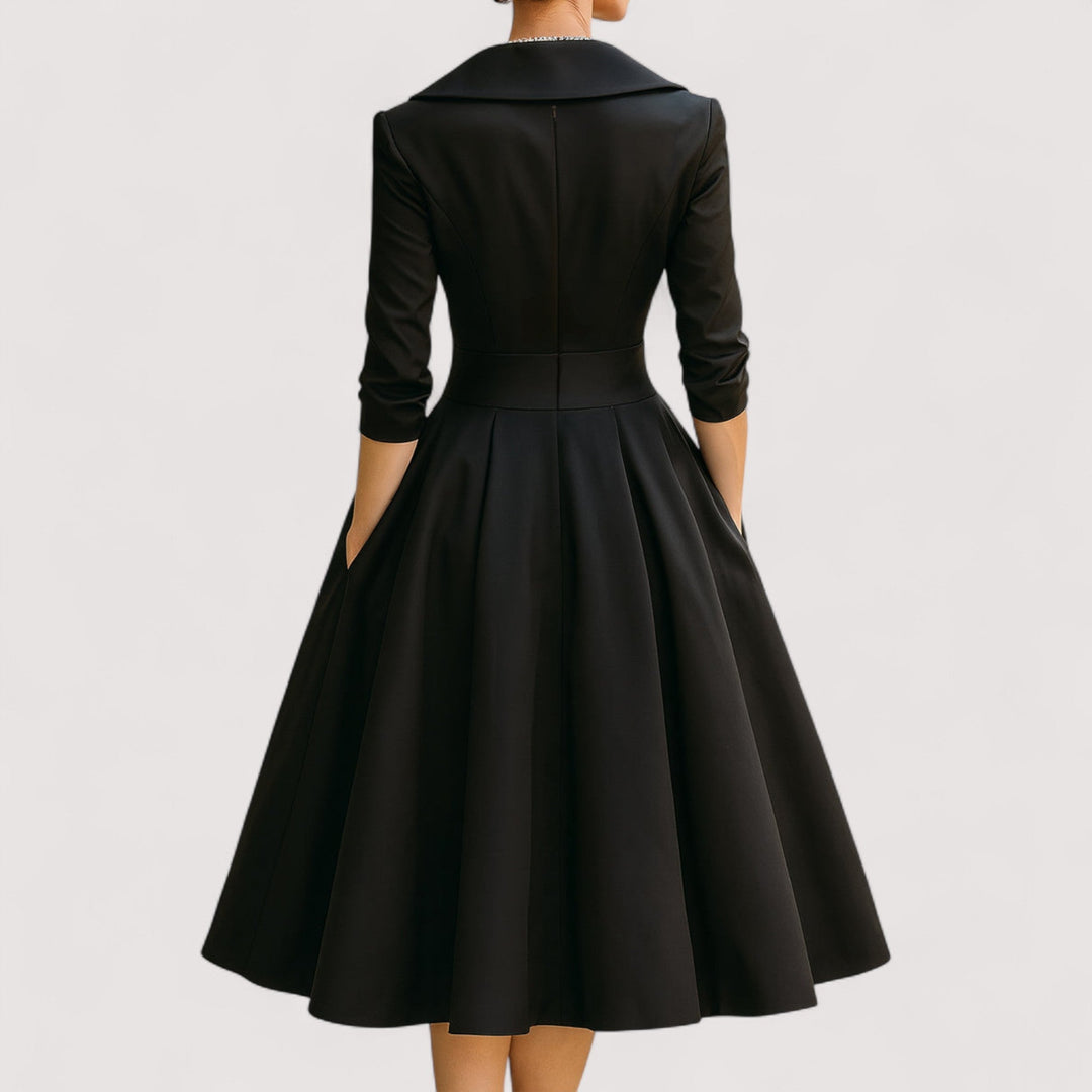 Frederica™ | Midi-Satynowa Sukienka