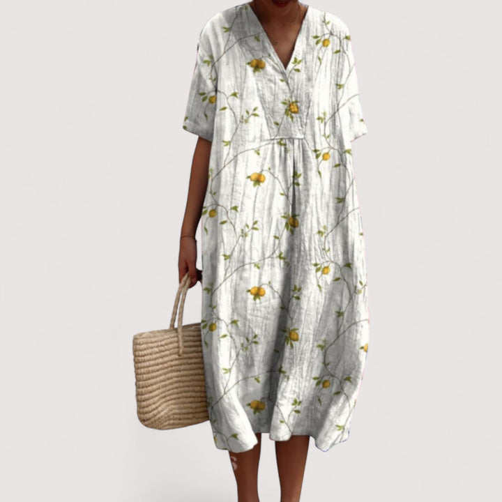Delia™ | Elegancka sukienka w kwiaty