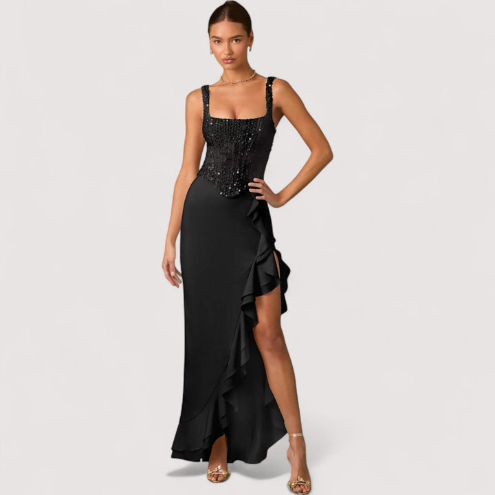 Luisa™ | Satynowa sukienka-korsett
