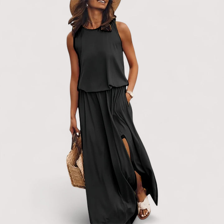 Kristin™ | Sukienka letnia z rozcięciem
