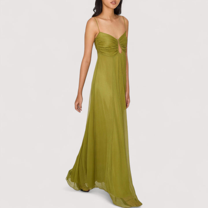 Antea™ | Sukienka Maxikleid z Otworem