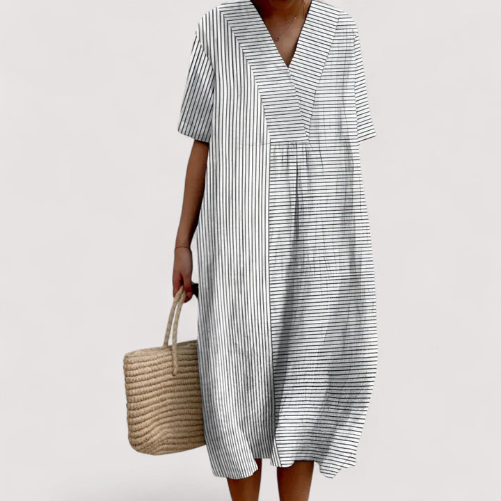 Ottilie™ | Elegancka Sukienka Geometryczna