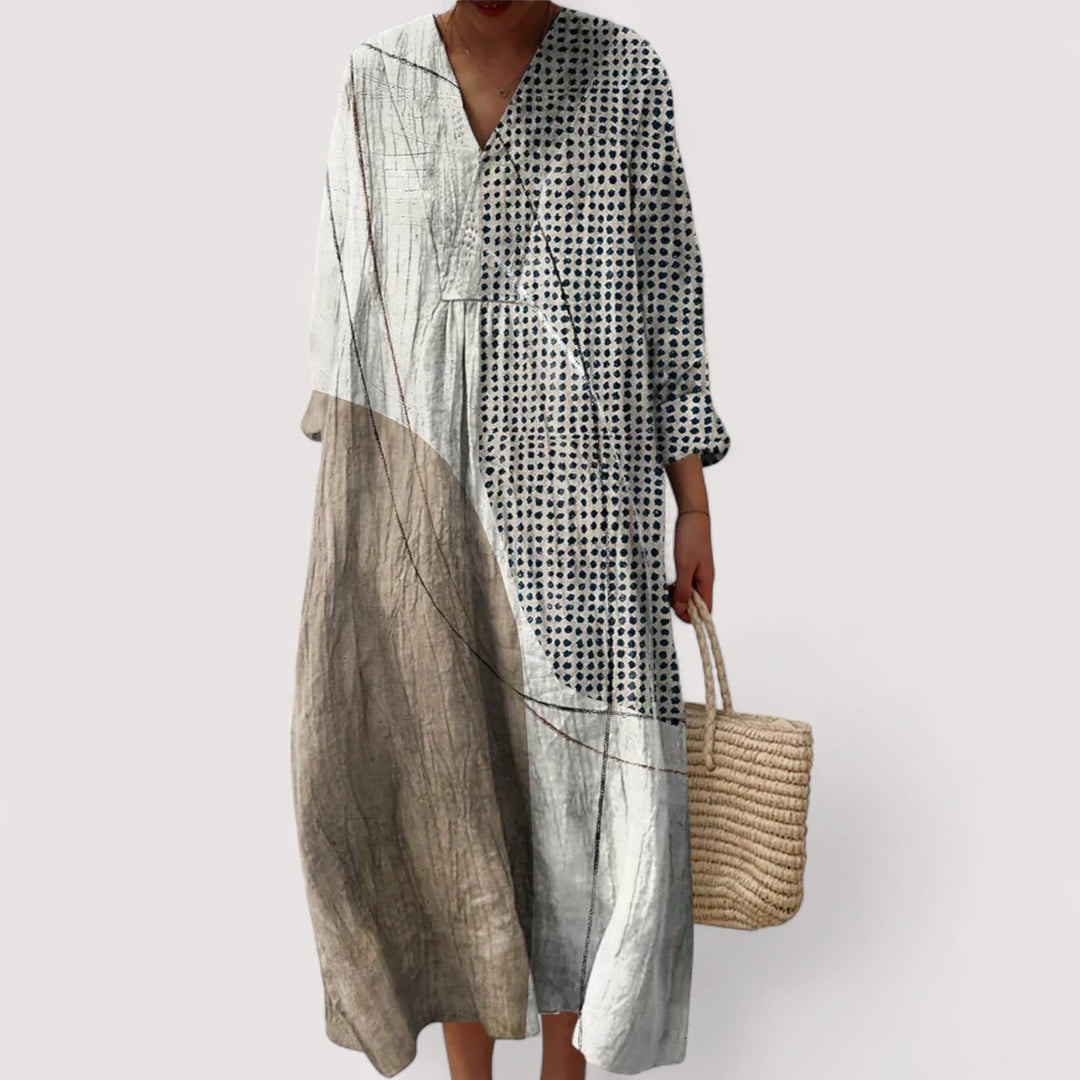 Lene™  | Elegancka Geometria Sukienka