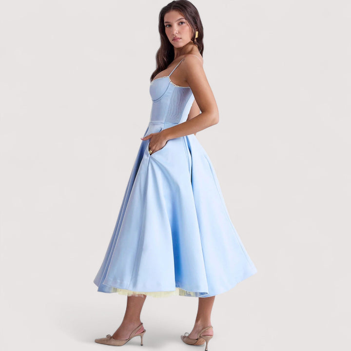 Margot™ | Letnia sukienka z detalami gorsetu