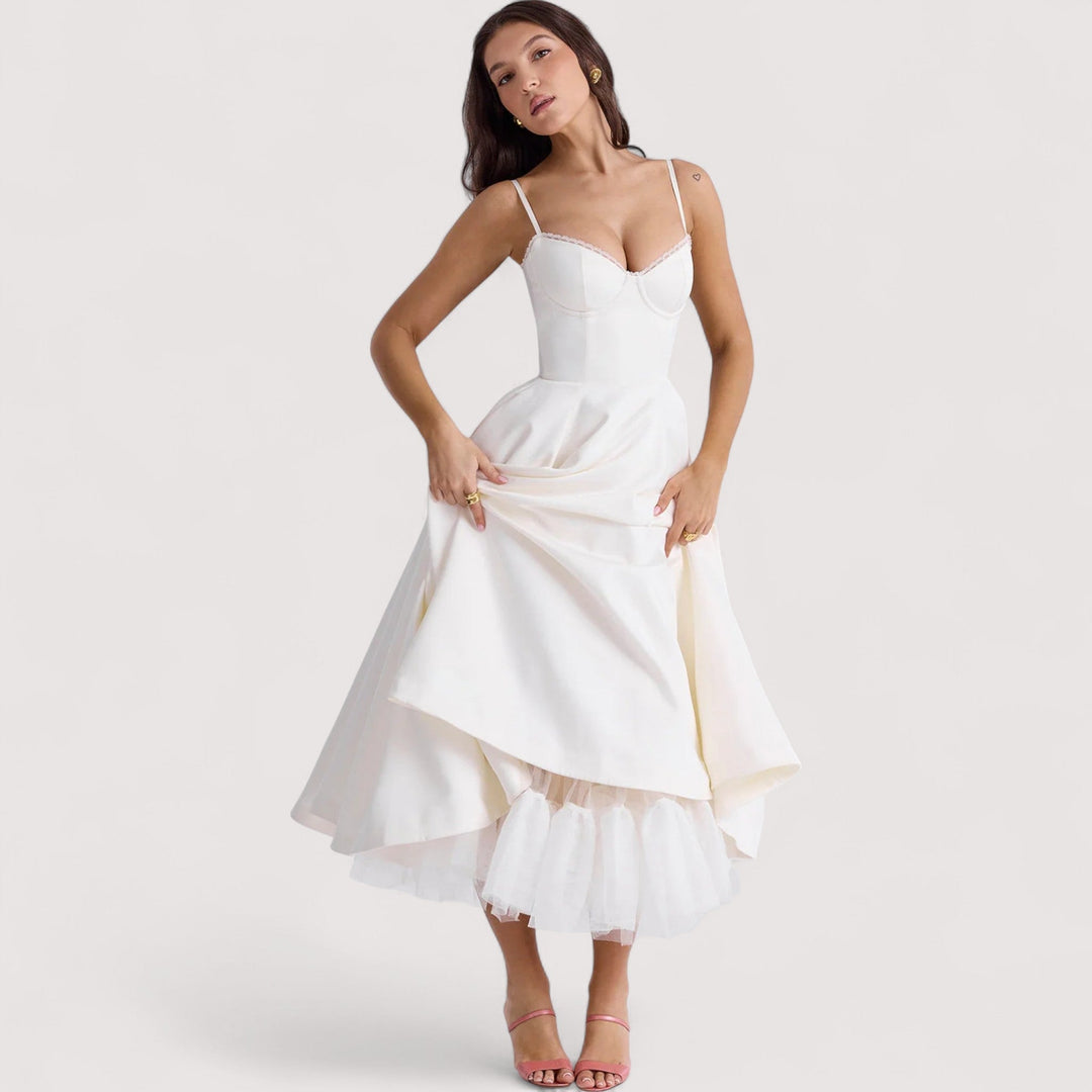 Margot™ | Letnia sukienka z detalami gorsetu