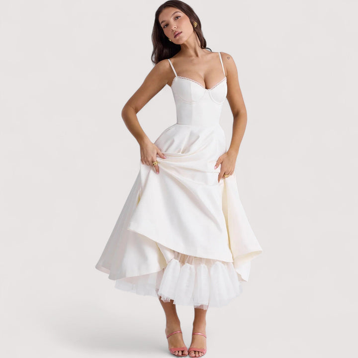 Margot™ | Letnia sukienka z detalami gorsetu