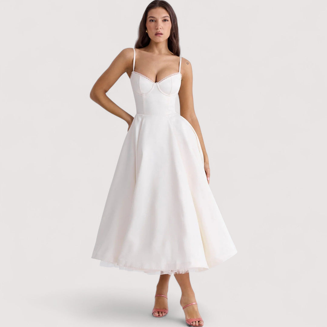 Margot™ | Letnia sukienka z detalami gorsetu