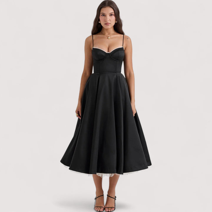 Margot™ | Letnia sukienka z detalami gorsetu