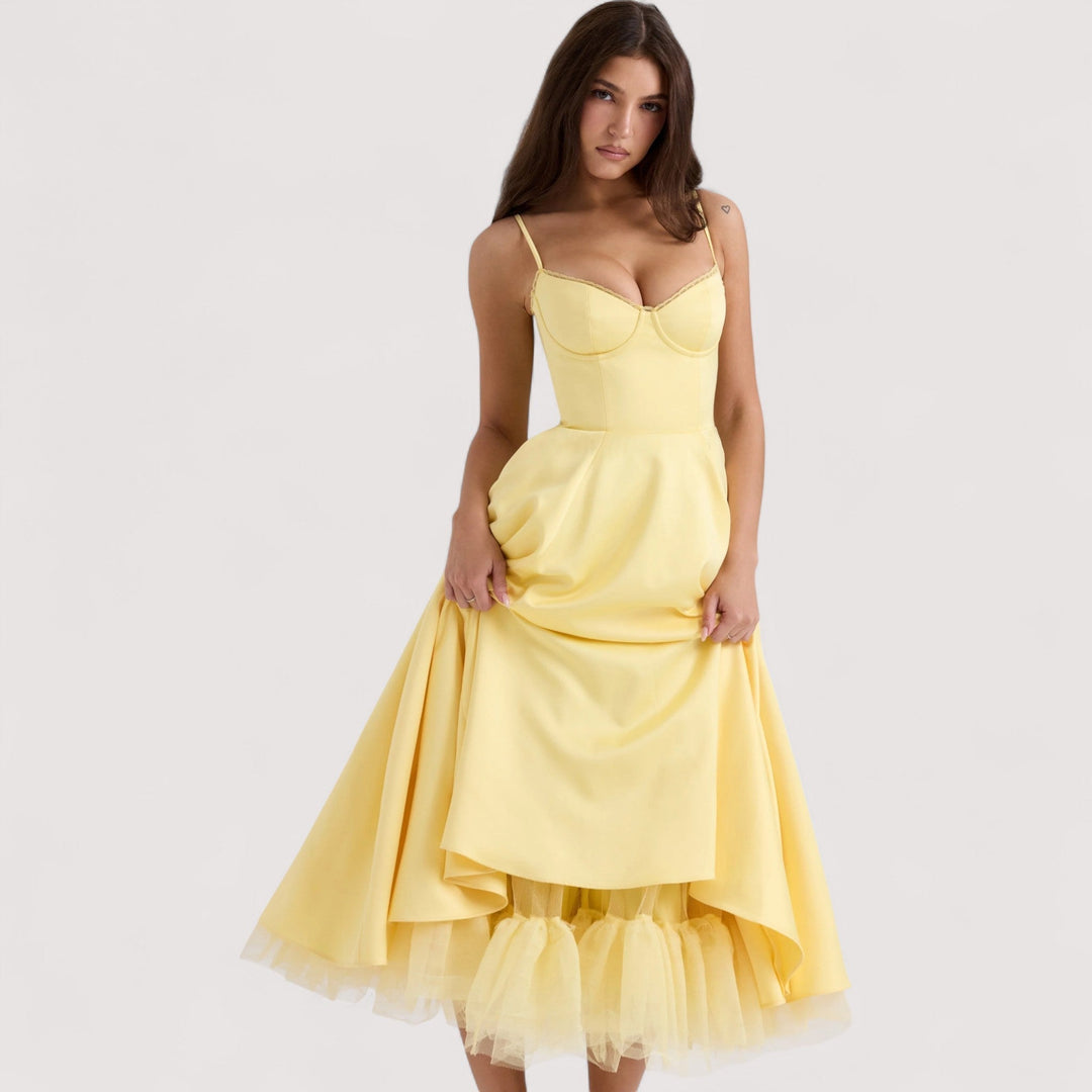 Margot™ | Letnia sukienka z detalami gorsetu