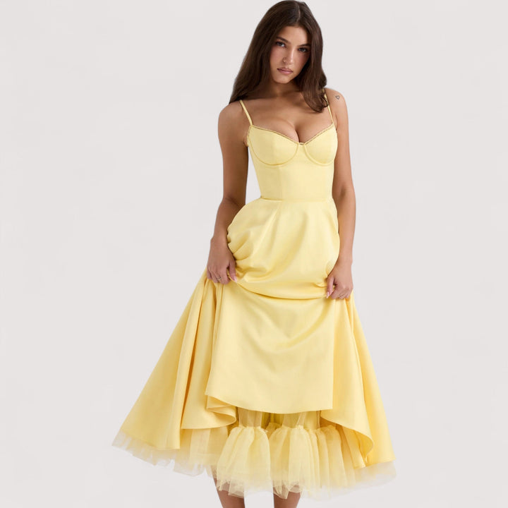 Margot™ | Letnia sukienka z detalami gorsetu
