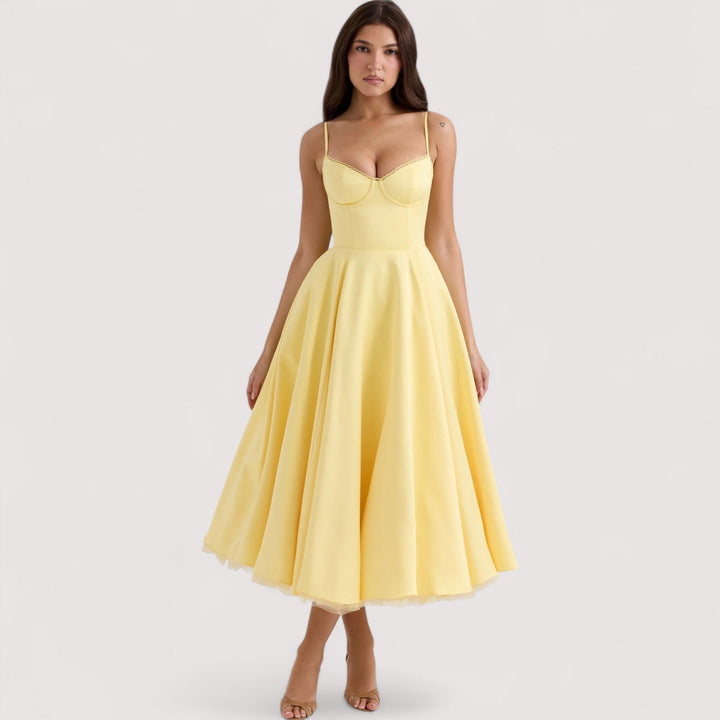 Margot™ | Letnia sukienka z detalami gorsetu