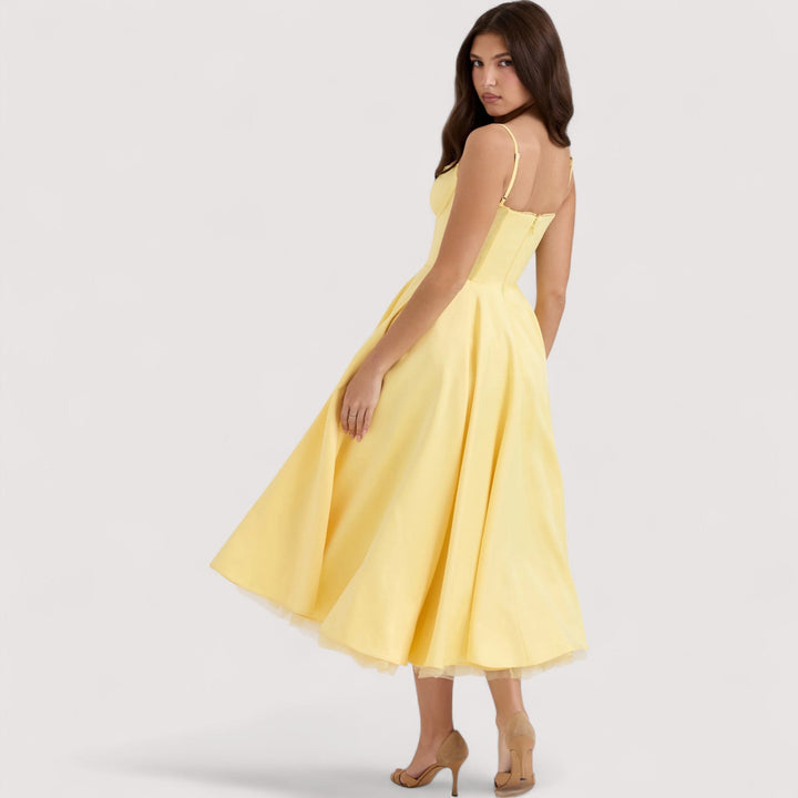 Margot™ | Letnia sukienka z detalami gorsetu