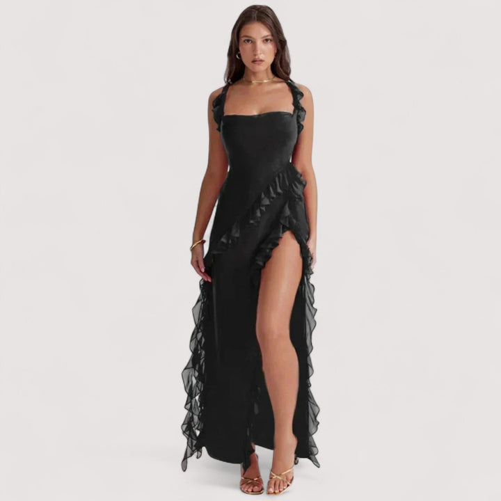 Chloe™ | Sukienka maxi z rozcięciem
