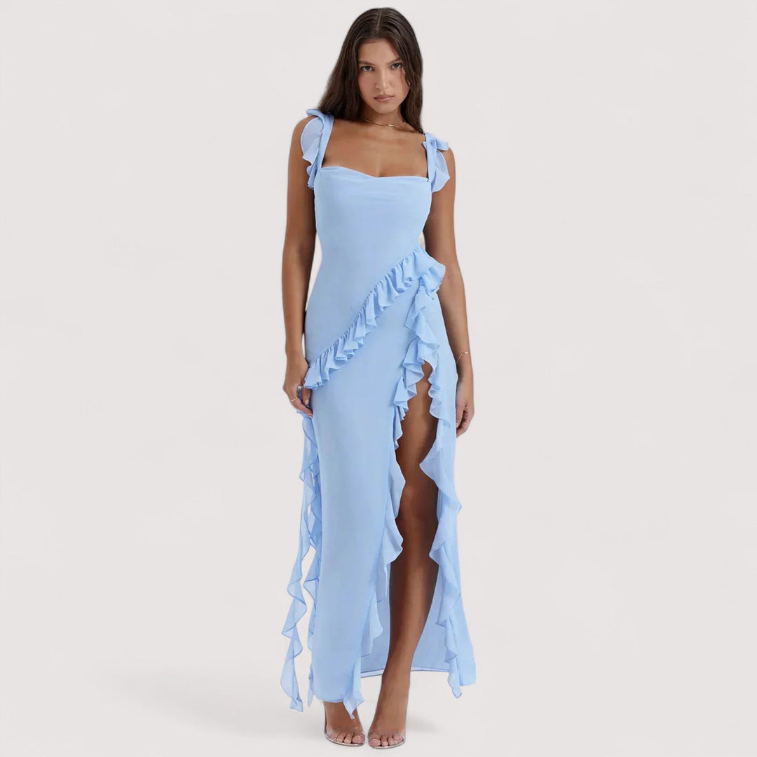 Chloe™ | Sukienka maxi z rozcięciem